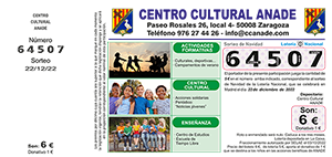 Ejemplo de participaci&oacute;n de loter&iacute;a personalizada para empresa